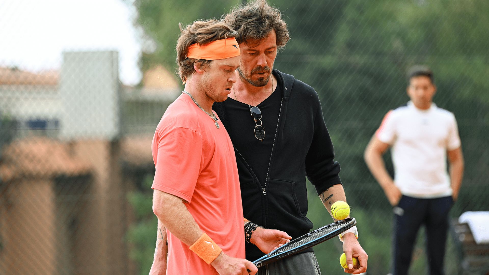 Marat Safin con Andrey Rublev
