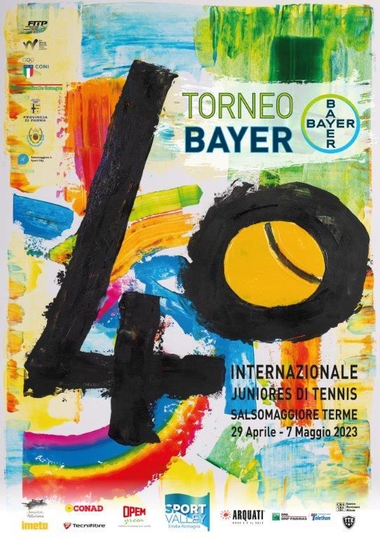 40° torneo internazionale junior  BAYER di Salsomaggiore Terme  29 aprile – 7 maggio 2023