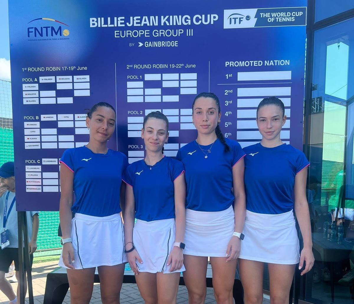 La squadra di  Billie Jean King Cup di San Marino