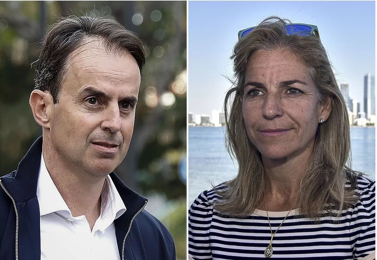 Arantxa Sanchez e l'ex marito Josep Santacana (foto El Mundo)