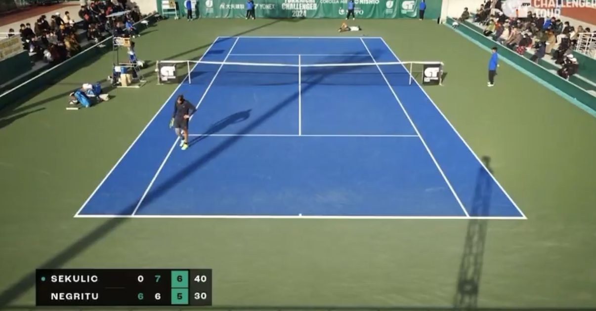 Sfortuna Sekulic a Yokkaichi: Si ritira sul match point per Infortunio (Video)