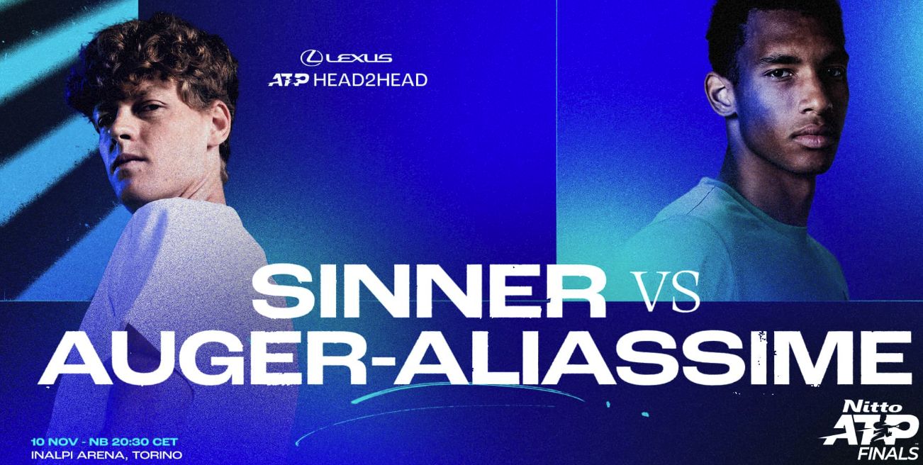 Jannik Sinner e Felix Auger Aliassime nella foto