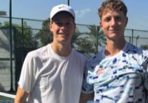 Landaluce si allena con i Campioni: Dopo Dimitrov, Sessione con il nostro Sinner a Dubai