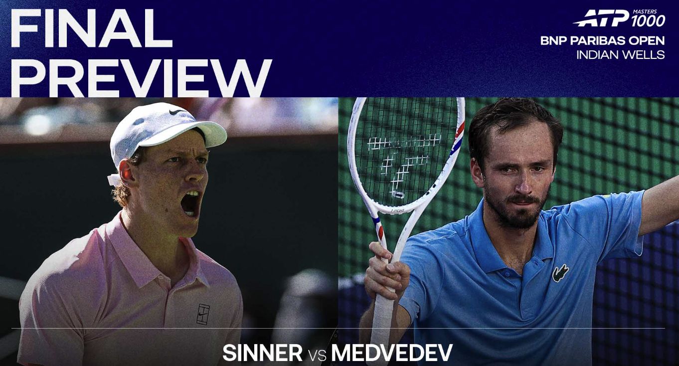 Jannik Sinner e Daniil Medvedev nella foto - Foto Getty Images