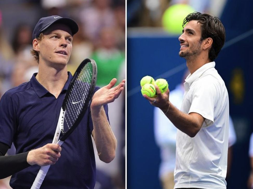 Jannik Sinner e Lorenzo Musetti nella foto - Foto getty images