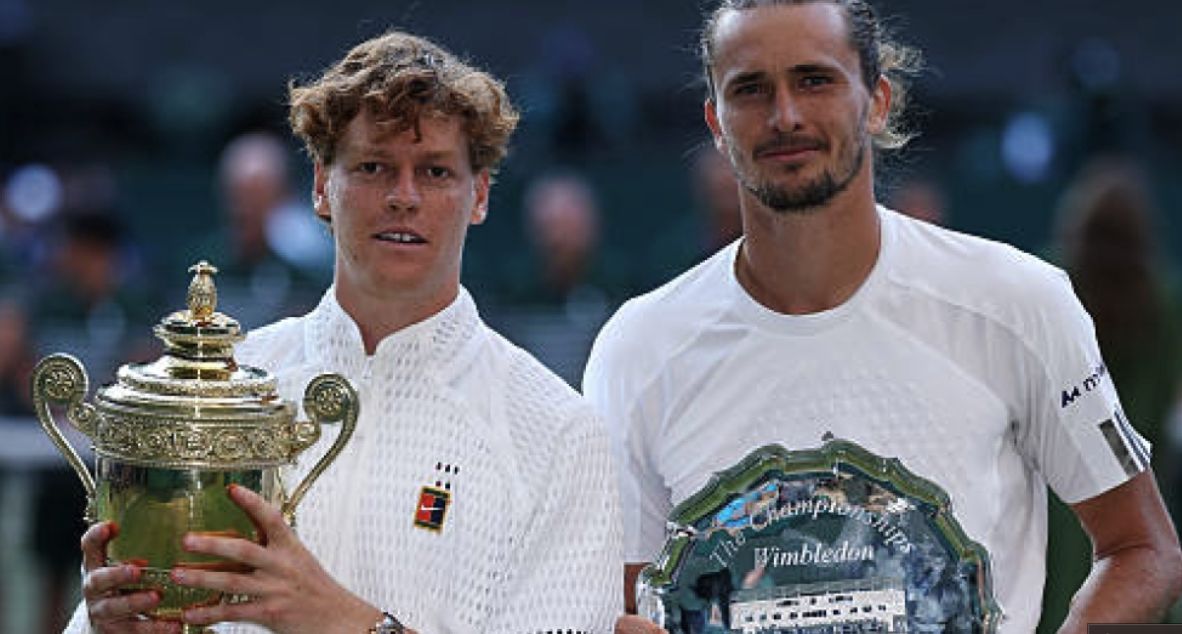 Jannik Sinner e Alexander Zverev nella foto - Foto getty images