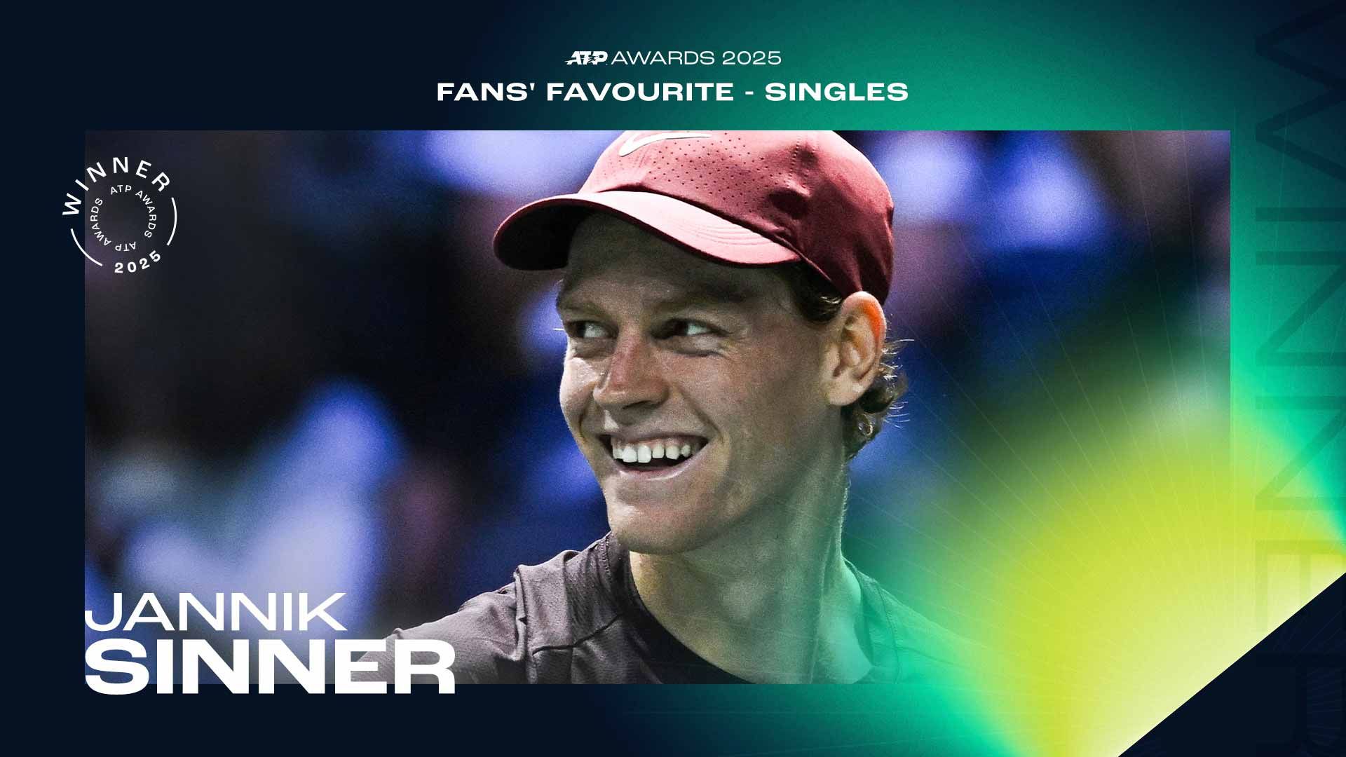 La infografica dell'ATP sul premio Fans' Favortite