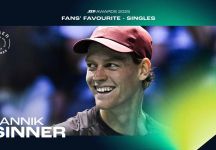 ATP Awards 2025: Jannik Sinner vince per il terzo anno di fila il premio “Fans’ Favourite”