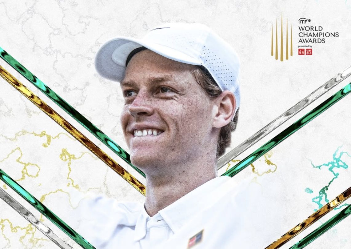 La infografica dell'ITF con il premio 2025 a Jannik