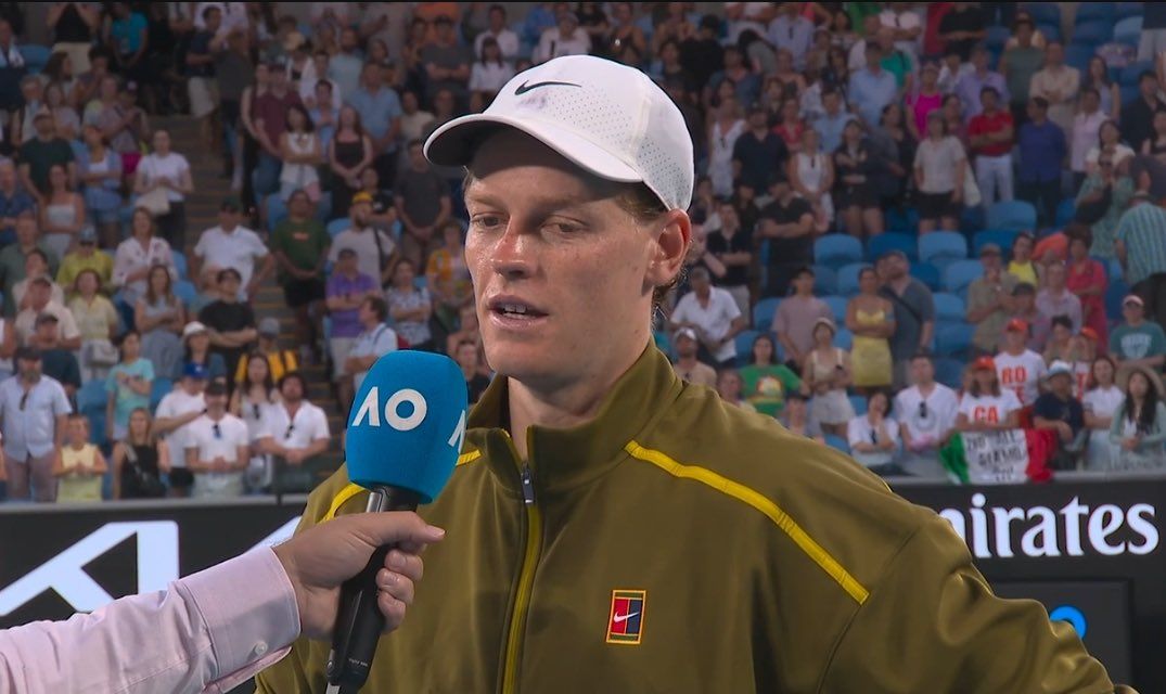 Jannik Sinner nella foto