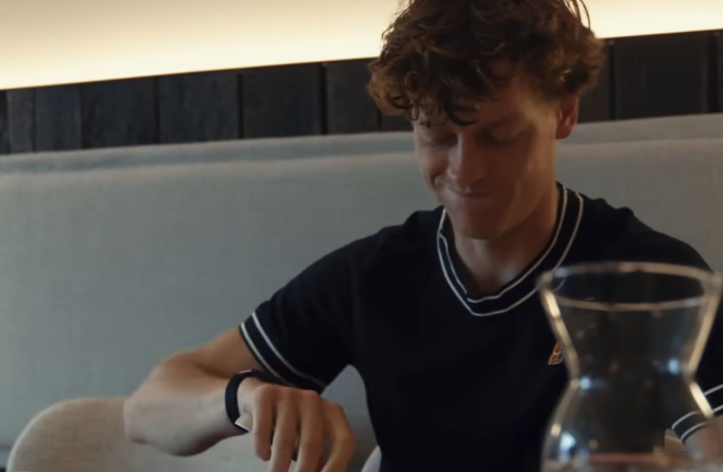 Jannik Sinner nella foto