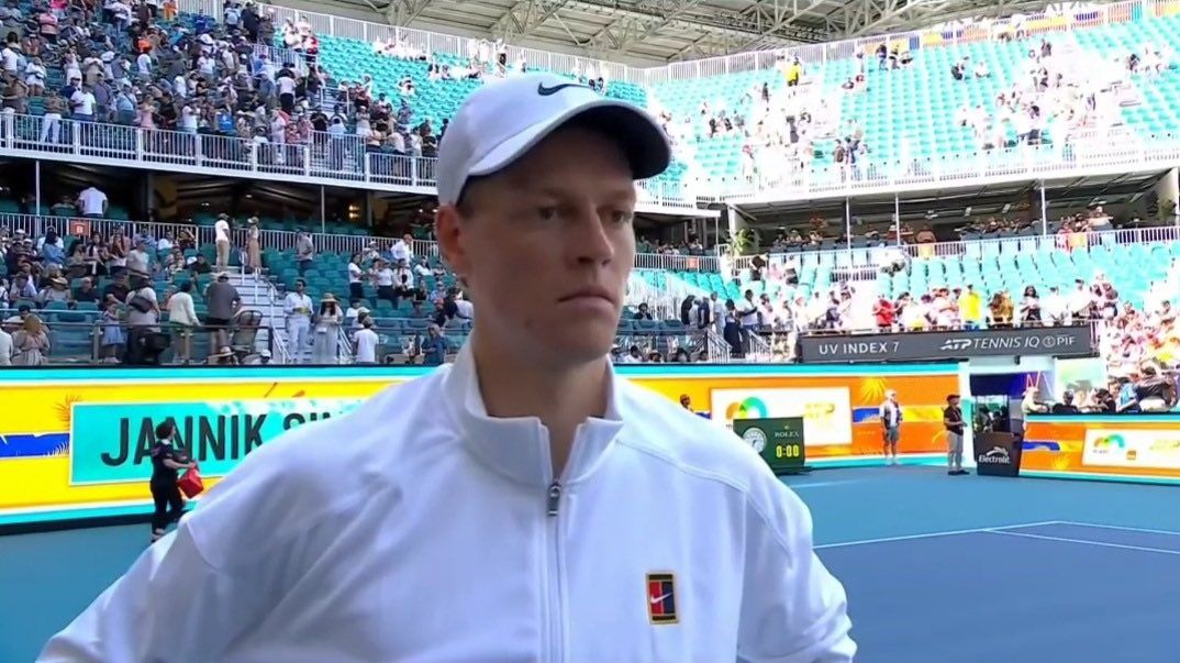 Jannik Sinner nella foto