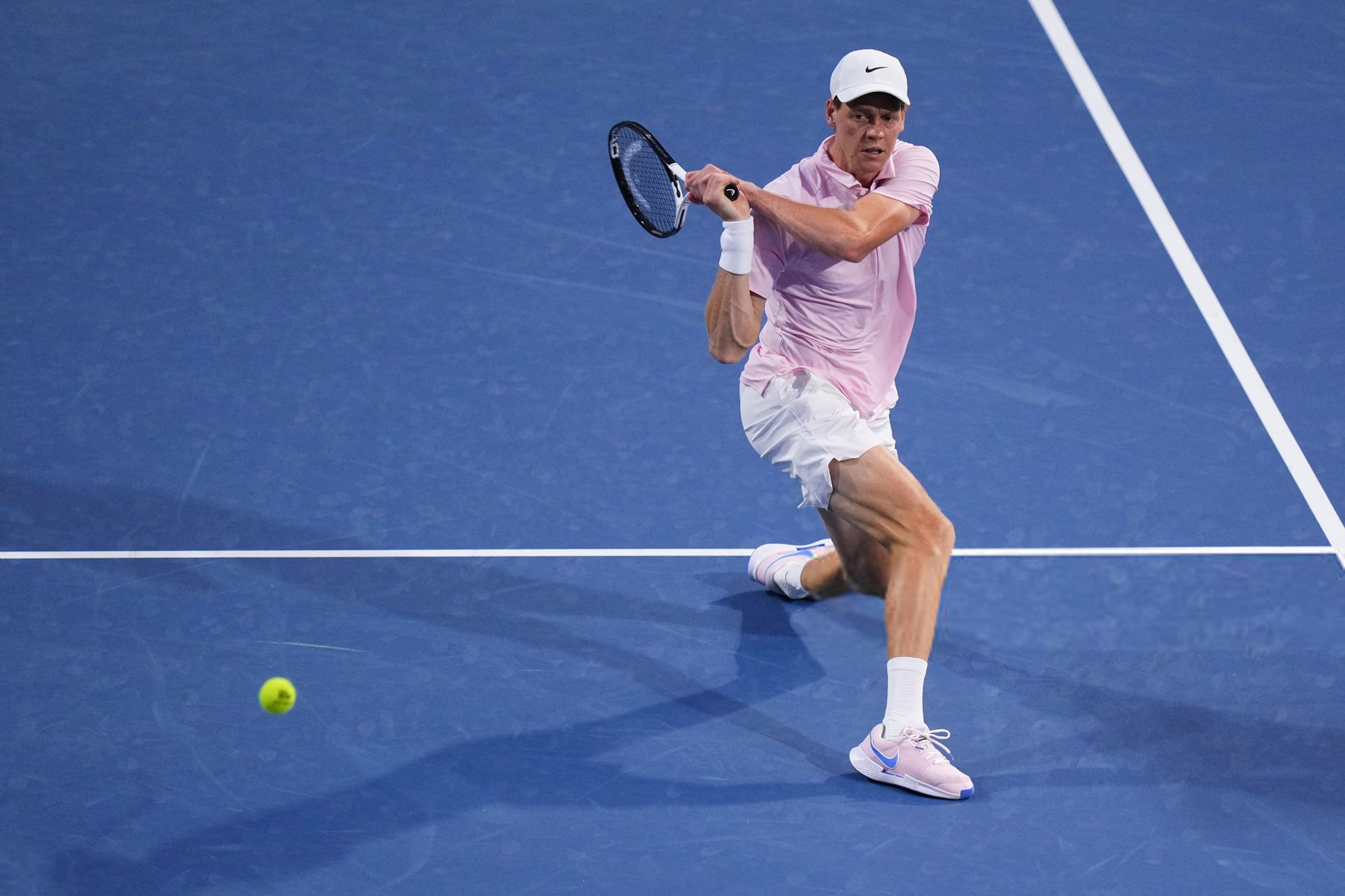 Jannik Sinner a Miami (foto Getty Images)