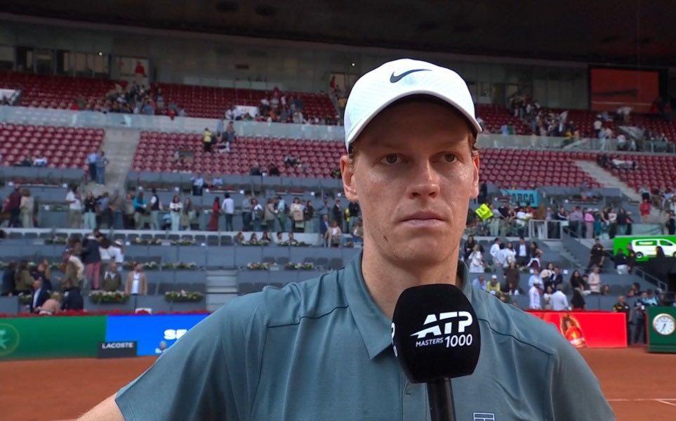 Jannik Sinner nella foto