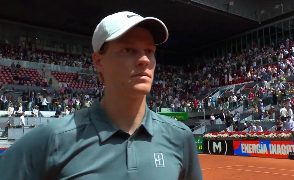 Jannik Sinner nella foto