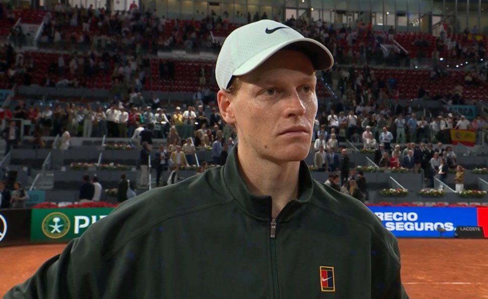 Jannik Sinner nella foto