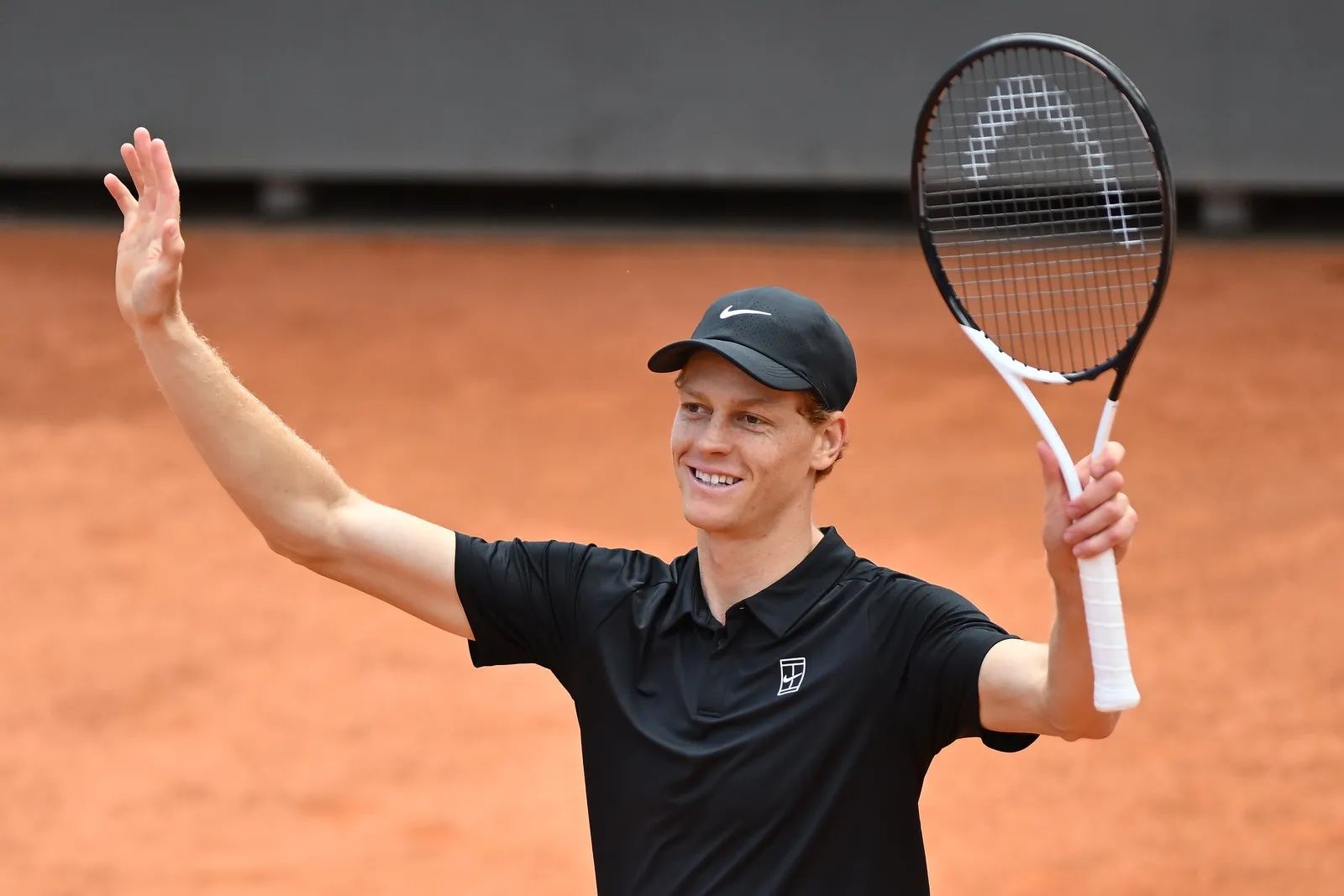 Jannik Sinner trionfa a Roma (foto Getty Images)