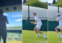Sinner torna sul Centre court di Wimbledon, e inizia gli allenamenti (Video)