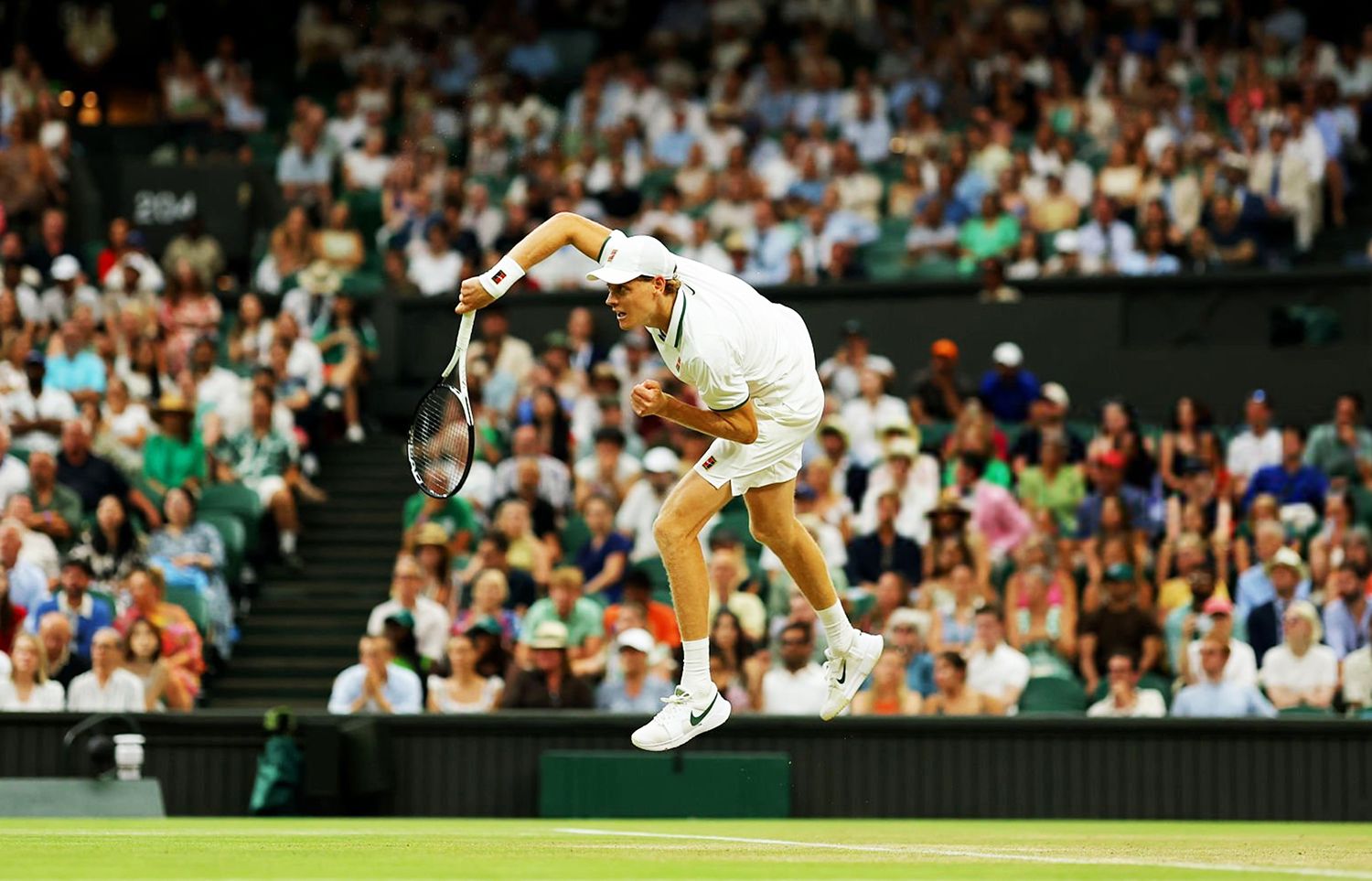 Jannik Sinner a Wimbledon 2026 (foto Getty Images)
