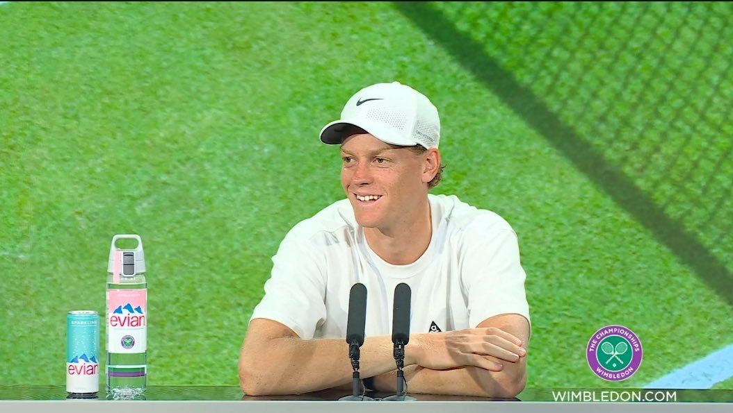 Jannik Sinner a Wimbledon