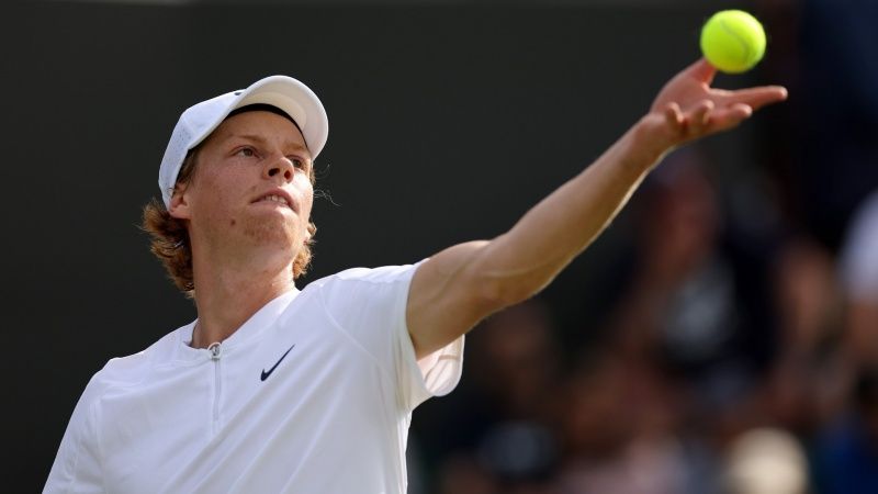 Jannik Sinner a Wimbledon - foto Getty Images