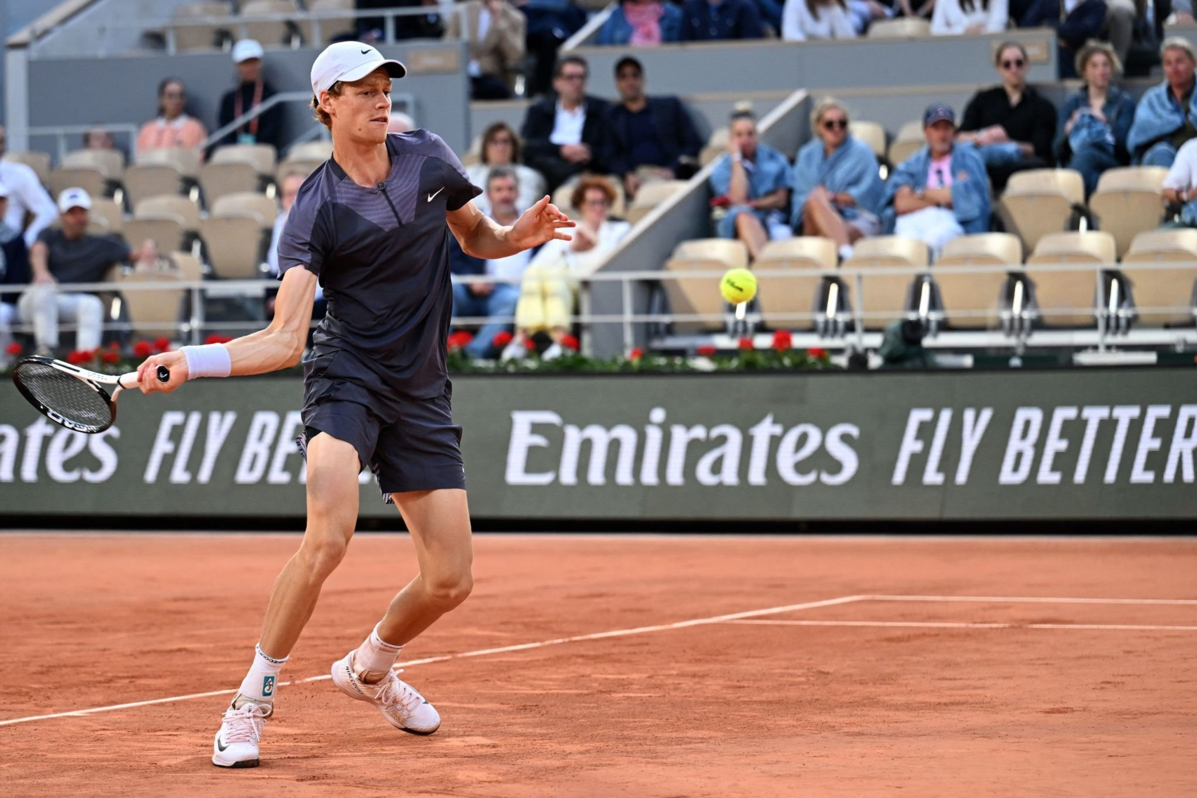Jannik Sinner a Roland Garros (foto Getty Images)