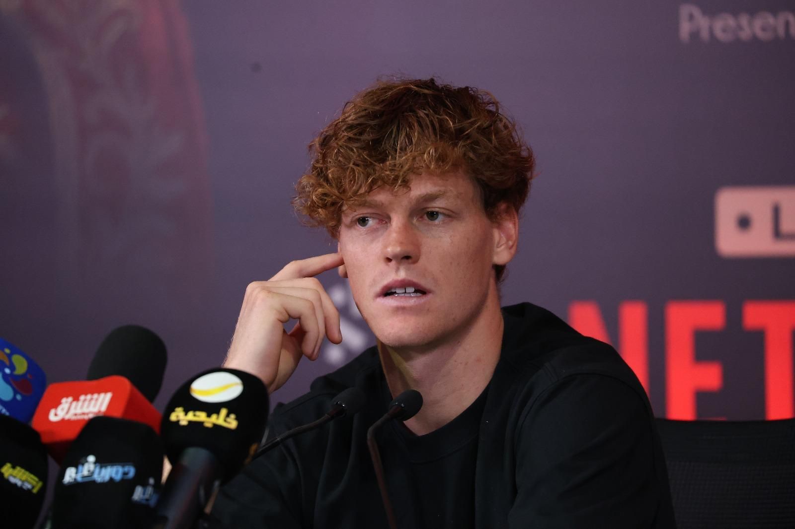 Jannik Sinner a Riyadh (foto Brigitte Grassotti)