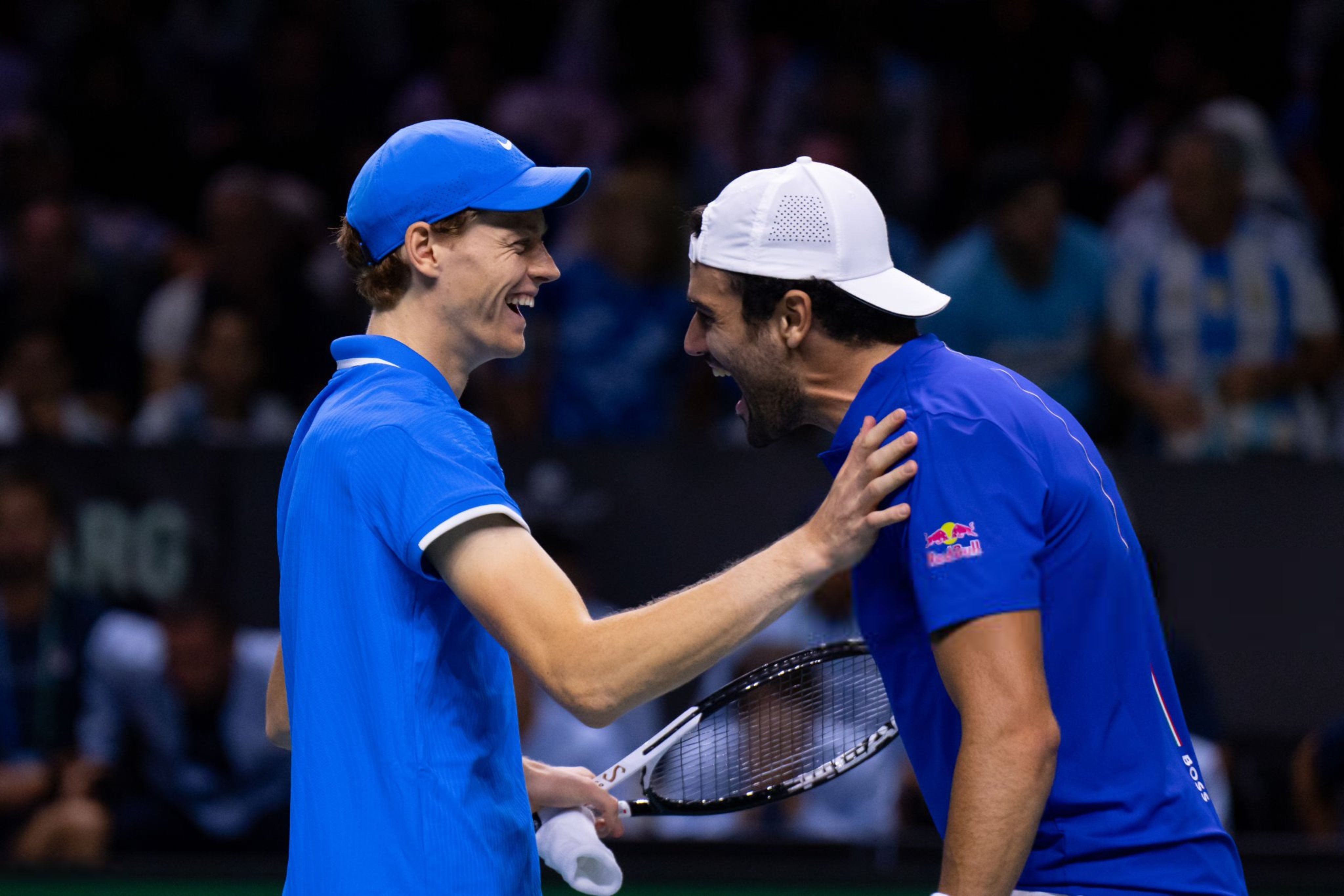 Jannik Sinner e Matteo Berrettini in Davis Cup