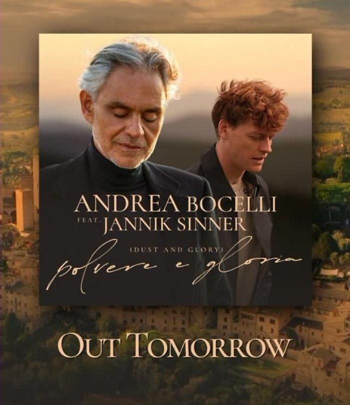 La copertina del singolo di Bocelli, feat. Sinner