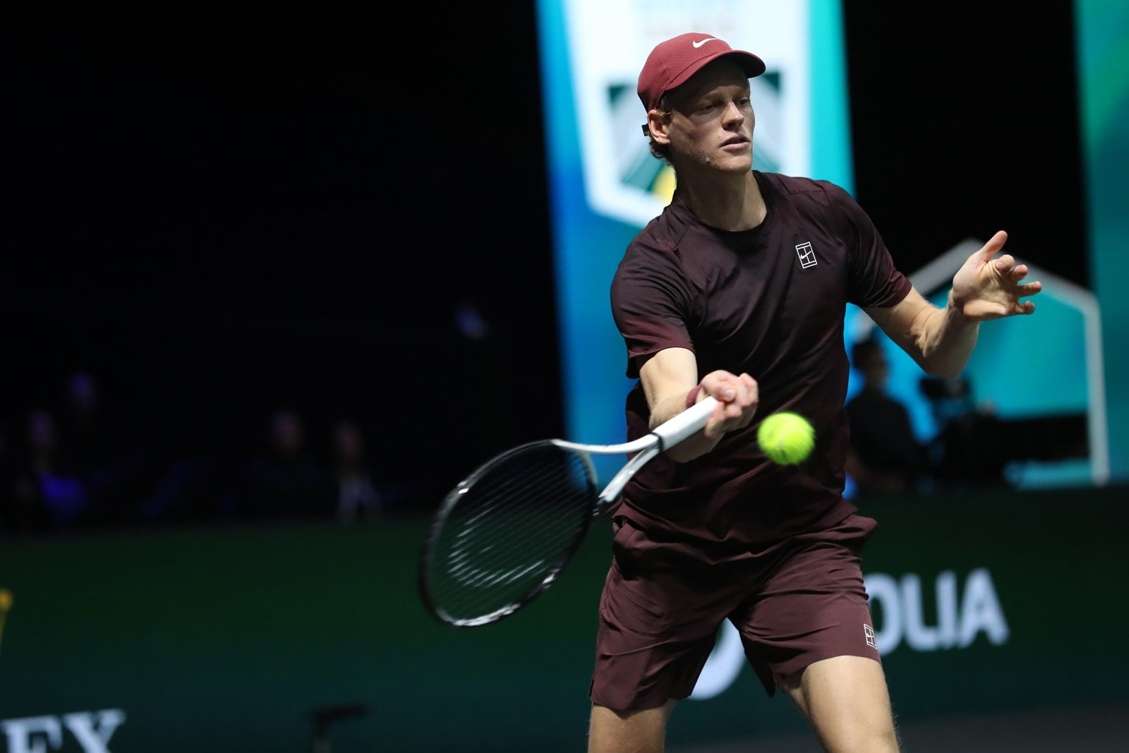 Jannik Sinner nella foto - Foto Patrick Boren