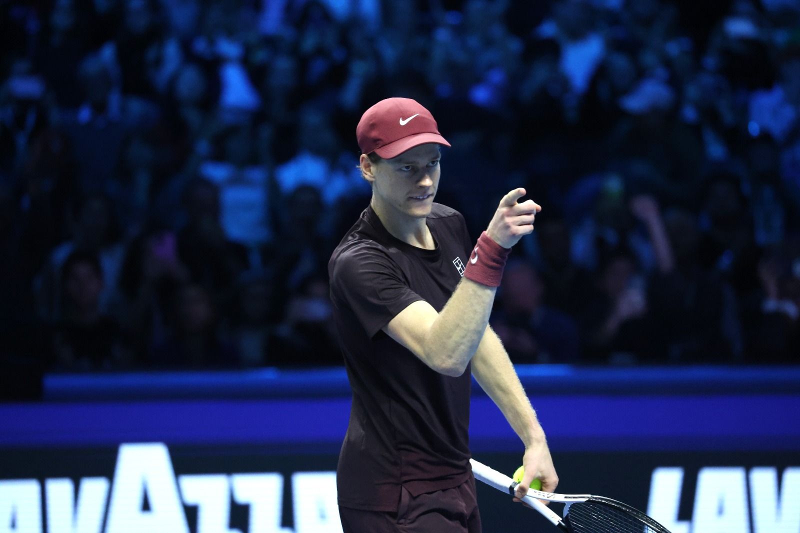 Jannik Sinner a Torino (foto Brigitte Grassotti)