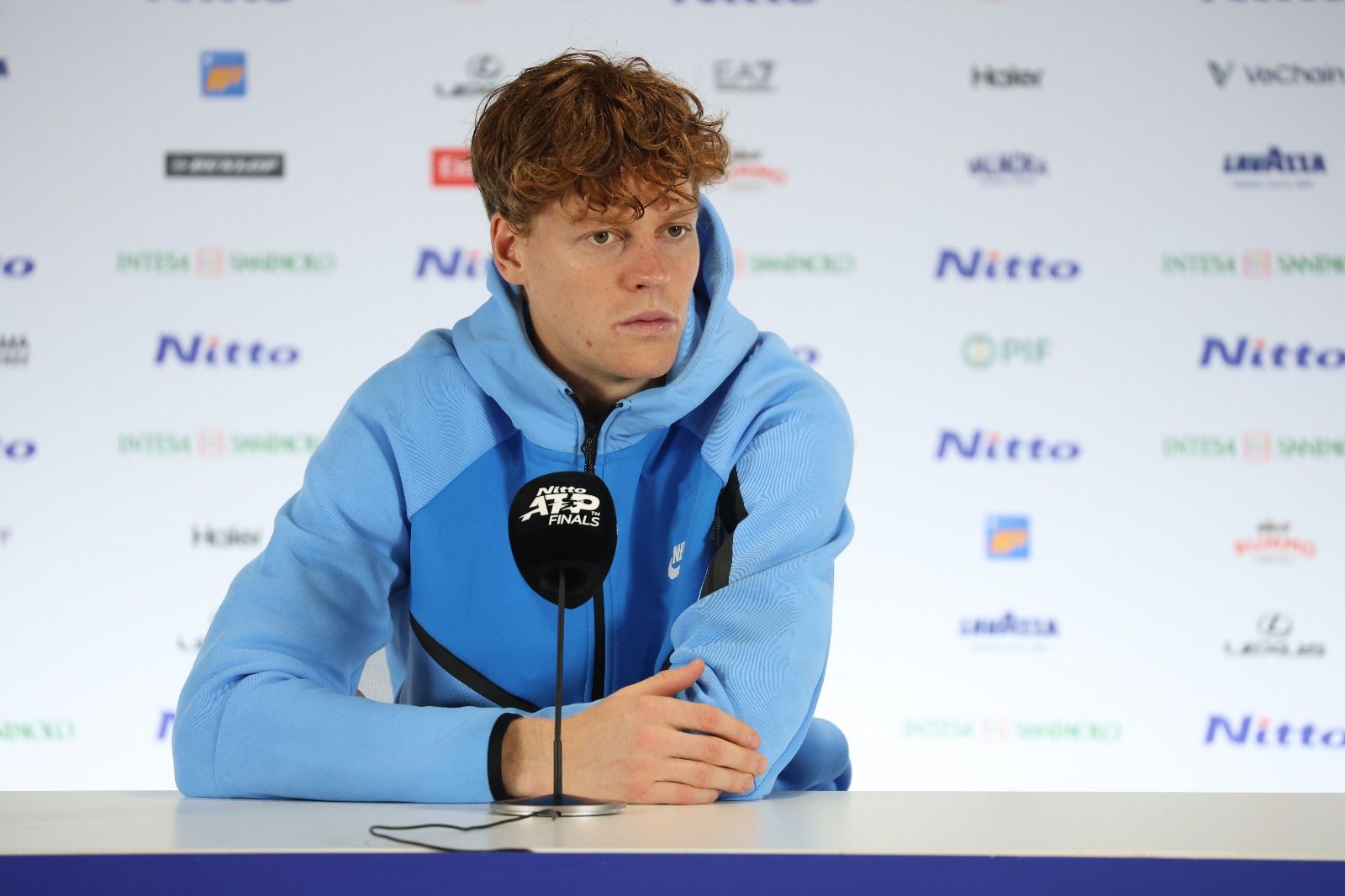 Jannik Sinner a Torino (foto Brigitte Grassotti)