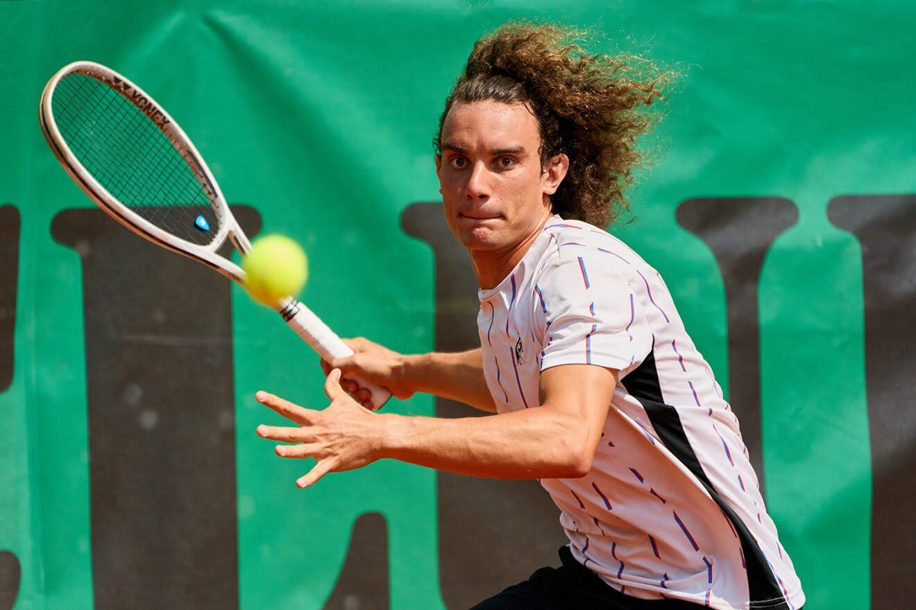 Filippo Speziali, milanese classe 2000, &egrave; la prima testa di serie del Kia Open dello Sporting Milano 3 (foto Milesi)