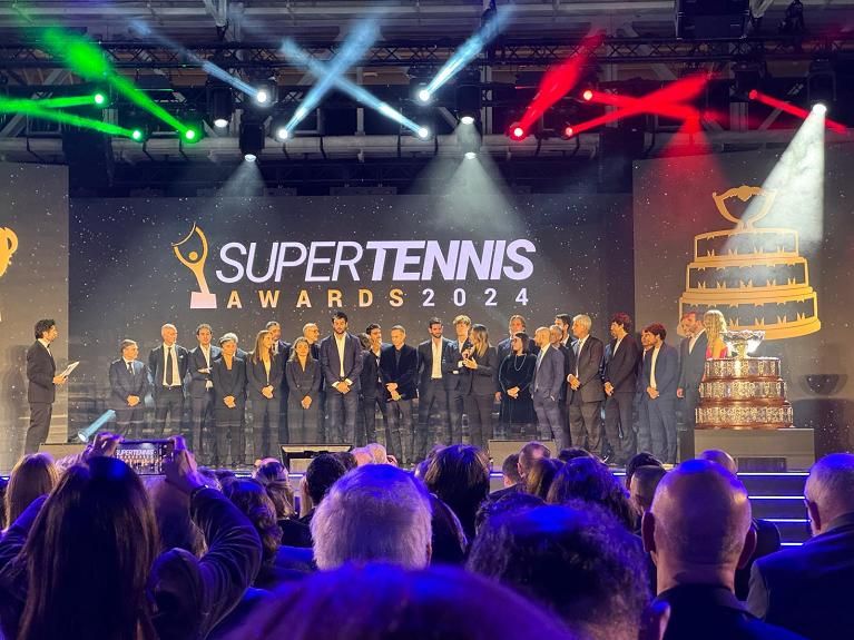 Sinner e Berrettini Show ai SuperTennis Awards