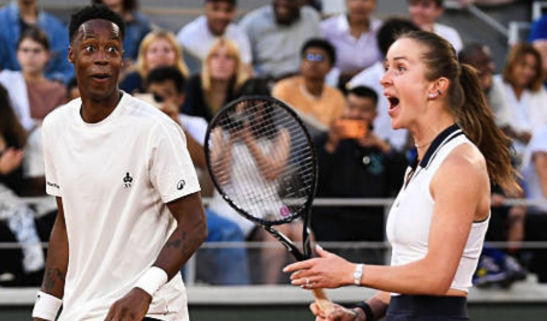 Gael Monfils nella foto con Elina Svitolina - Foto Getty Images