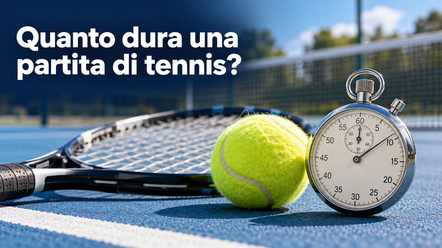 Quanto dura una partita di tennis? Regole, set ed energia