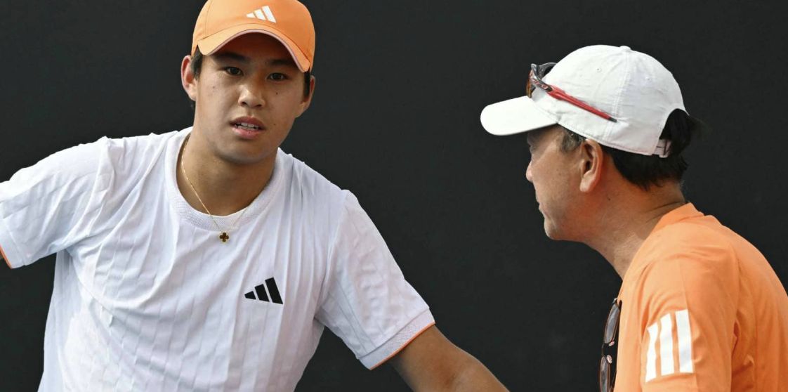 Michael Chang con Learner Tien - Foto Getty Images