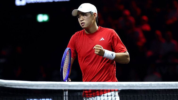 Learner Tien in Laver Cup (foto Getty Images)