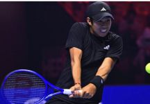 Learner Tien e Alexander Blockx si sfidano in finale alle Next Gen ATP Finals di Jeddah