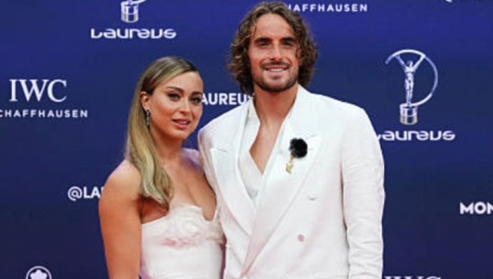 Stefanos Tsitsipas e Paula Badosa - Foto getty