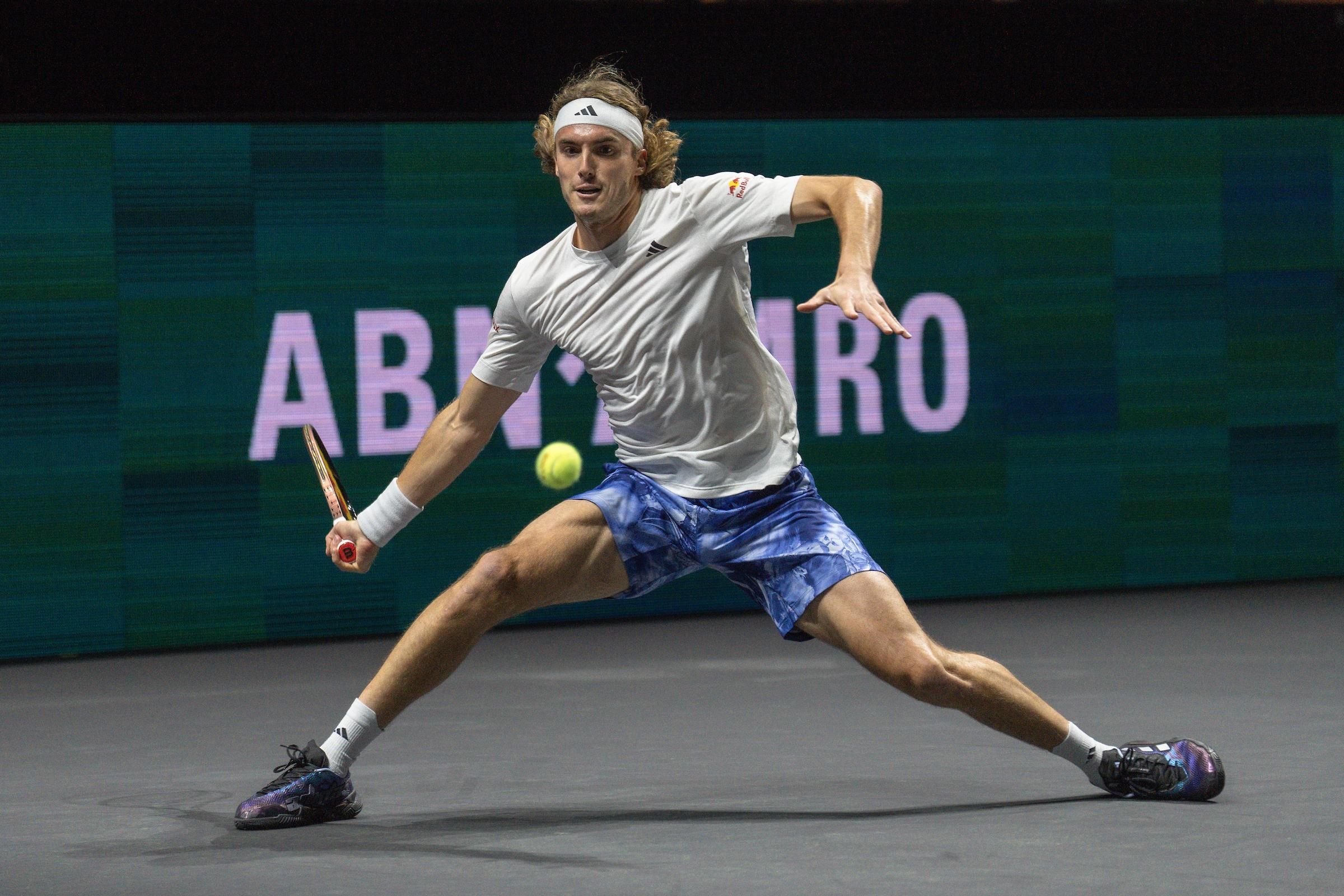 Stefanos Tsitsipas a Rotterdam (foto ATP Rotterdam)