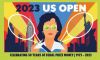 L’artwork di US Open 2023 celebra i 50 anni dell’uguaglianza del prize money