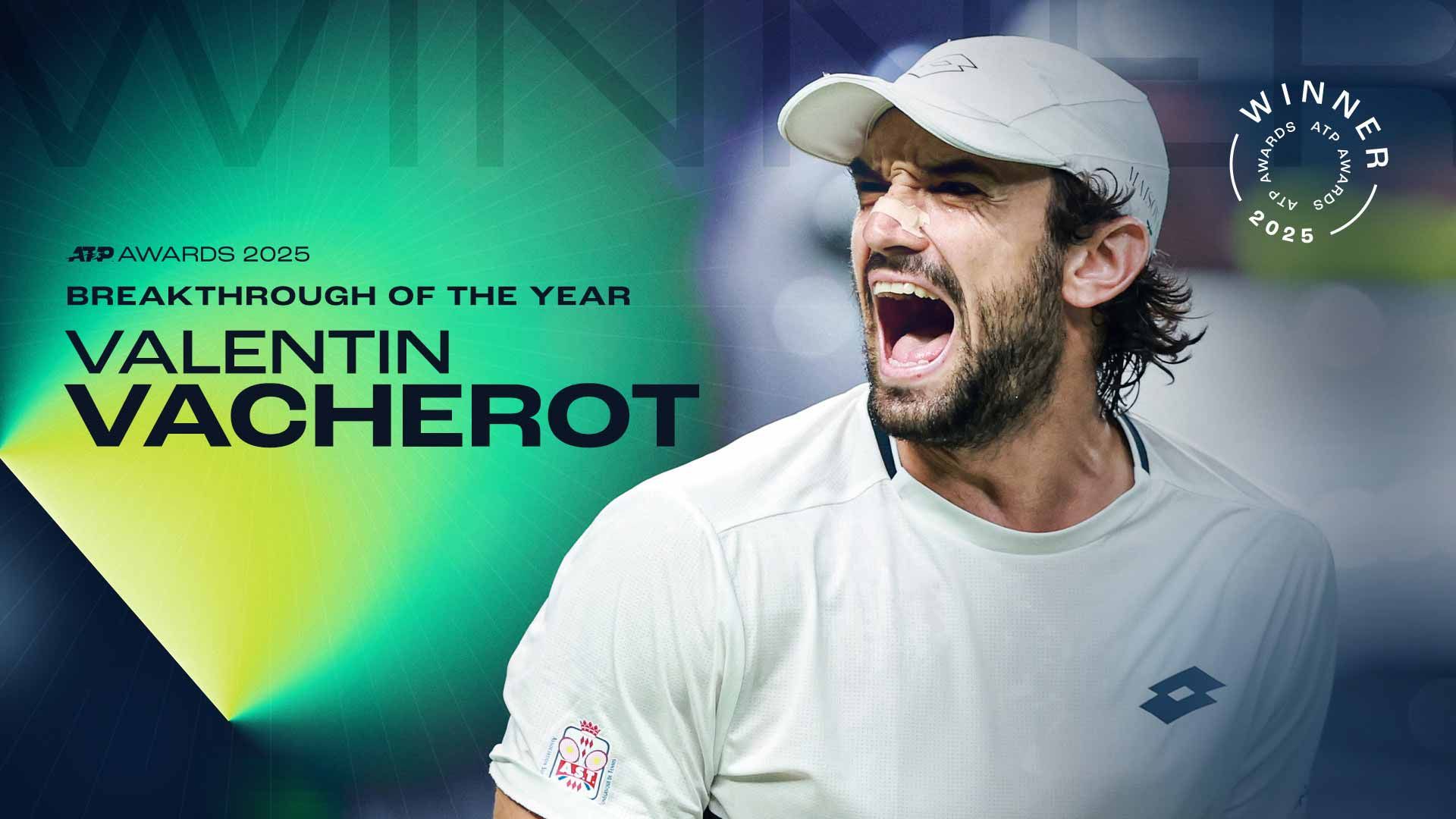 La infografica dell'ATP sul premio Breakthrough of the Year