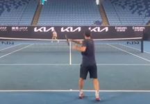 La magia di Simone Vagnozzi in allenamento con Jannik Sinner sui campi dell’Australian Open (Video)