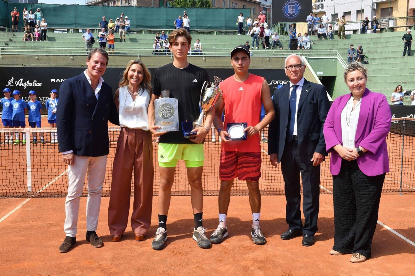 La premiazione del Trofeo Bonfiglio 2025, vinto da Jacopo Vasam&igrave; su Ivan Ivanov - foto Francesco Panunzio