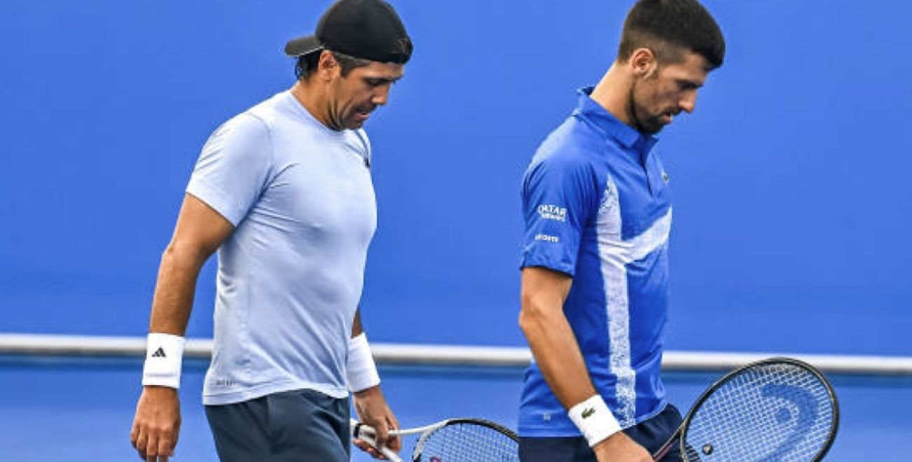 Fernando Verdasco nella foto con Novak Djokovic - Foto Getty Images