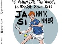 Una splendida vignetta su Jannik Sinner