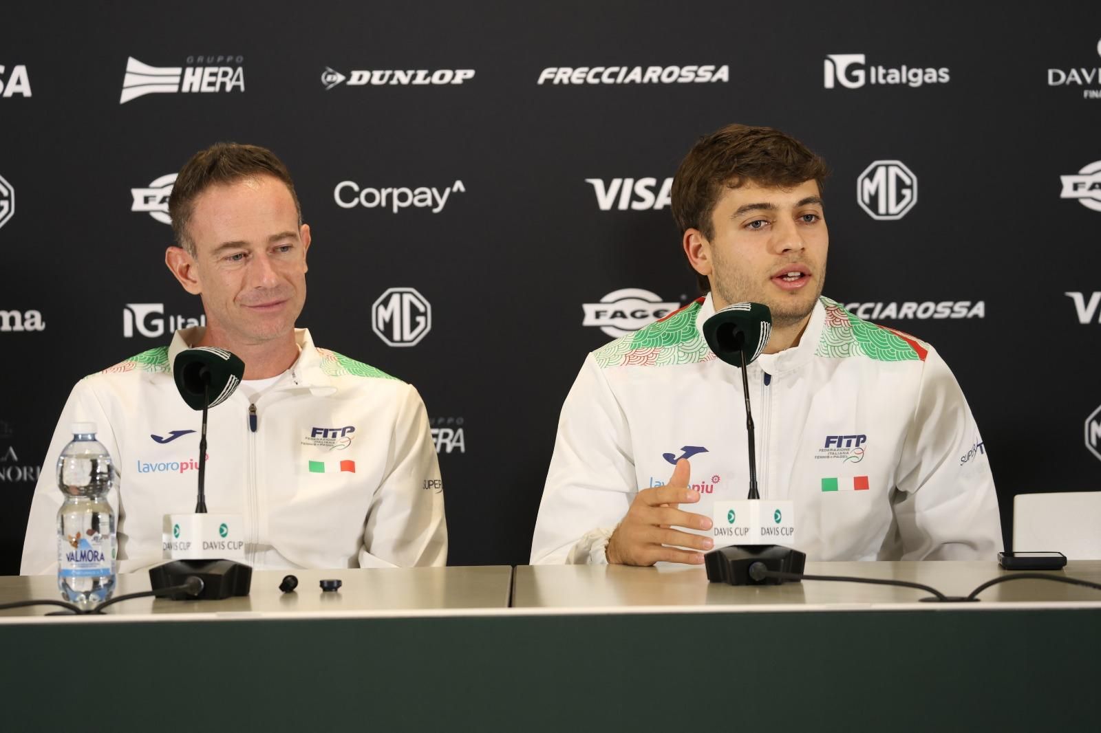 Volandri e Cobolli a Bologna - foto B.Grassotti