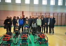 Carrozzine sportive donate a Bra dal Progetto Fit Junior Wheelchair e da Kinder joy of moving