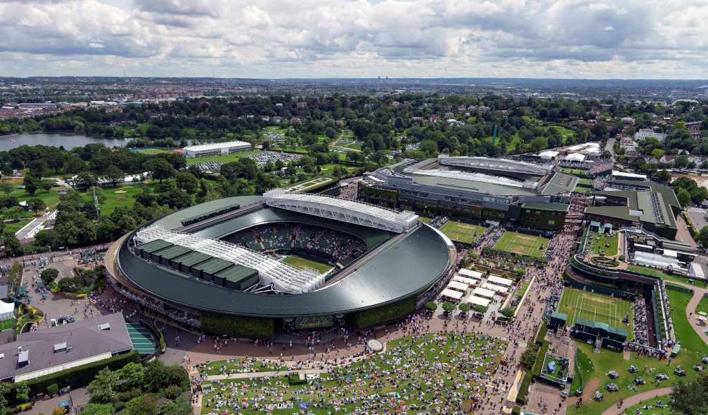 Wimbledon, veduta aerea del club